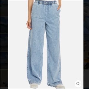 WeWoreWhat Straight Leg Indigo Denim Pull On Jean NWT M